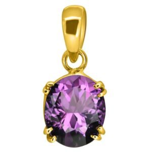 Amethyst Pendant Panchadhatu Stone Original Certified Gemstone 2.25 Ct to 12.25 Ct