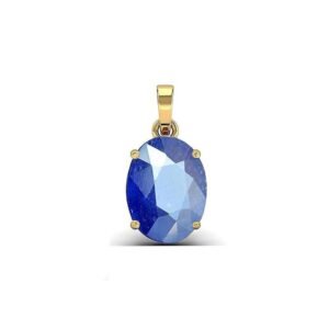 Vaibhav Gems Blue Sapphire Pendant Stone Original Certified Neelam Gemstone 2.25 Ct to 12.25 Ct
