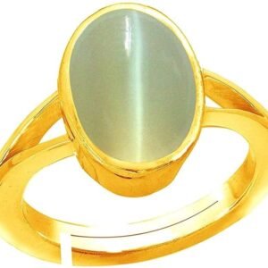 Panchadhatu Cats eye  Ring Stone Original Certified Lehsunia Gemstone 2.25 Ct to 12.25 Ct