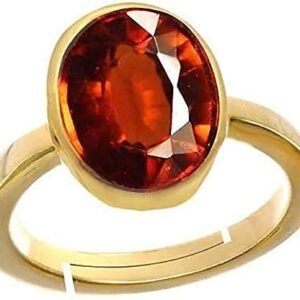Hessonite Garnet Ring Stone Original Certified Gomed Ring Gemstone 2.25 Ct to 12.25 Ct