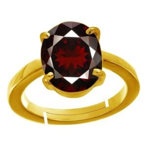 Hessonite Garnet Ring Stone Original Certified Gomed Gemstone adjustable 2.25 Ct to 12.25 Ct