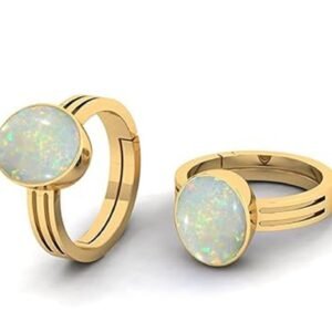 Opal Ring Stone Original Certified  Panchdhatu Gemstone adjustable 2.25 Ct to 12.25 Ct