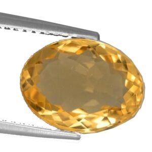 Natural Citrine Stone Original Certified Sunela Gemstone 2.25 Ct to 12.25 Ct