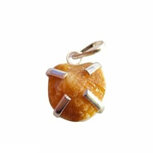Certified Machh Mani Pendant sea stone Pendant in German Silver
