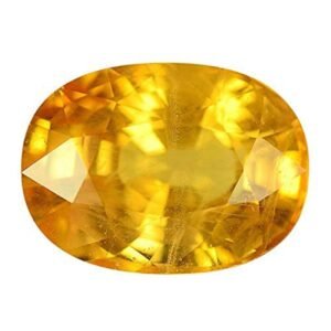 Natural Certified Loose Pukhraj Gemstone Kanakapushyaragam Stones Certified Sapphire Original loose Rathna 2.25 Ct to 15.25 Ct
