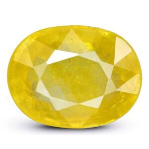 Natural Yellow Sapphire Natural ( pukhraj ) Oval Cut Certified Yellow Sapphire  Gemstone 2.25 Ct to 15 Ct