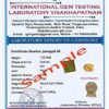 Natural Cubic Zirconia Stone Natural ( American Diamond ) Round Cut Certified Zircon Gemstone 2.25 Ct to 15 Ct - Image 4
