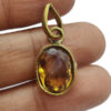 Yellow Topaz Pendant Stone Original Certified Sunela Pendants Gemstone 2.25 Ct to 12.25 Ct